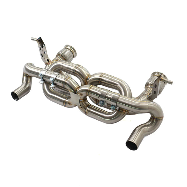 Lamborghini Huracan Tecnica Stainless Steel Dual X-Pipe Catback Exhaust System