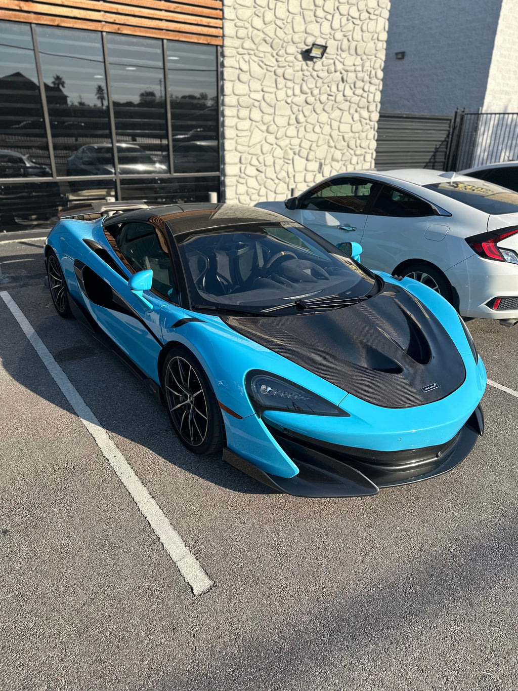MCLAREN 570S/600LT Carbon Fiber P1 Style Hood