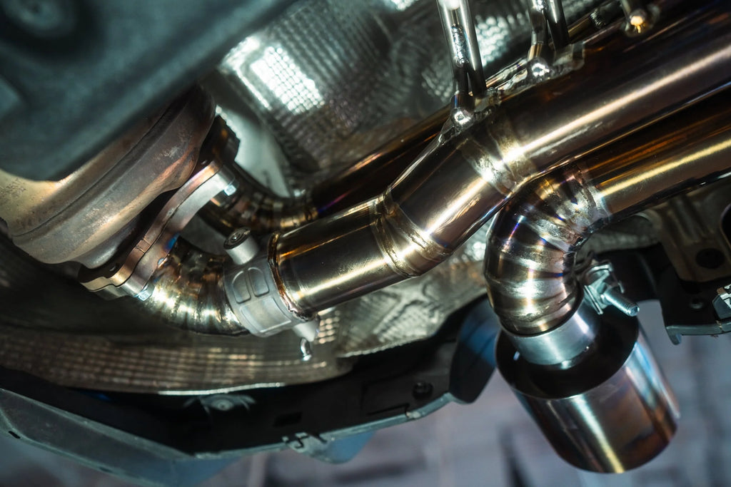 PORSCHE 718 GT4RS Titanium Valvtronic Style Catback Exhaust System