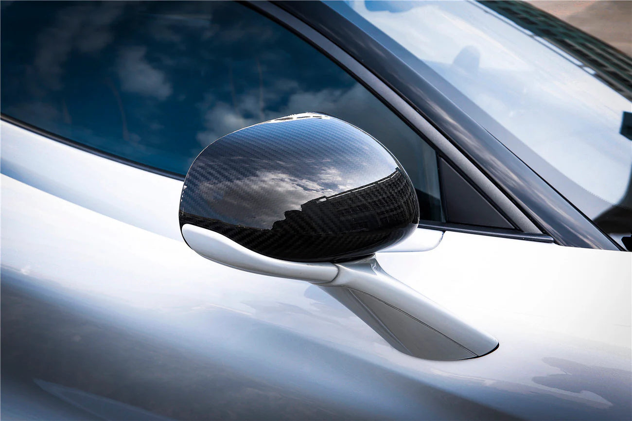 McLaren 570S/600LT/720S ﻿Dry Carbon Fiber Oem Style Mirror Caps