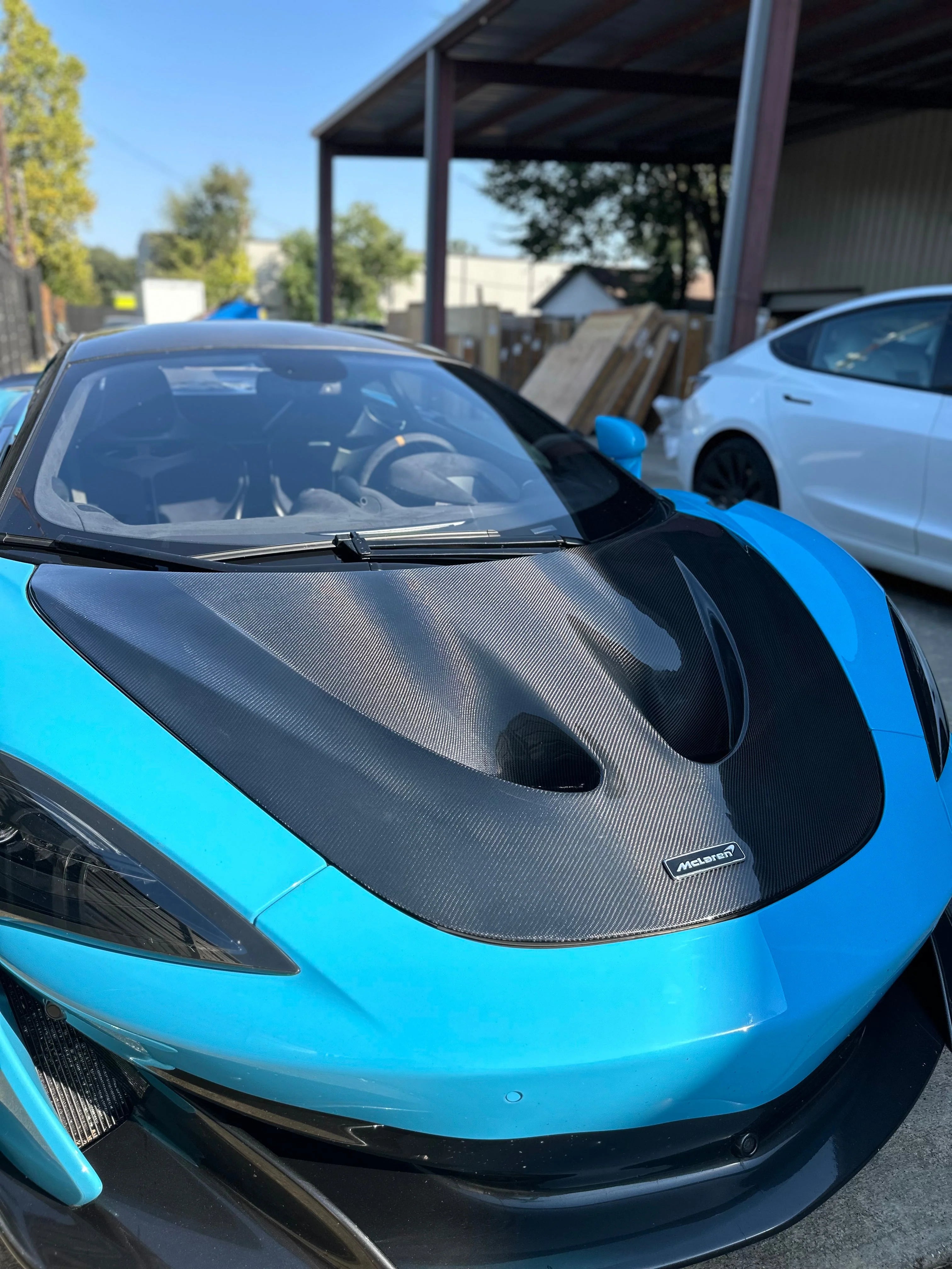 MCLAREN 570S/600LT Carbon Fiber P1 Style Hood