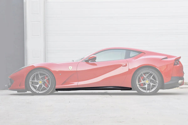 Ferrari 812 Dry Carbon Fiber OEM Style Side Skirts