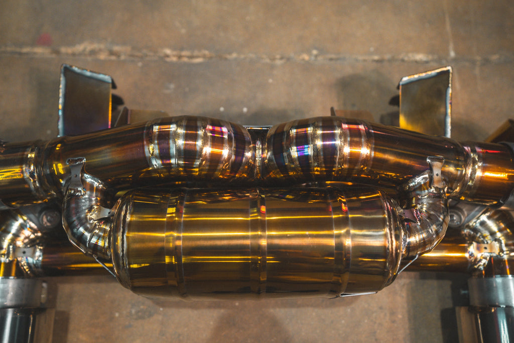 PORSCHE 718 GT4RS Titanium Valvtronic Style Catback Exhaust System