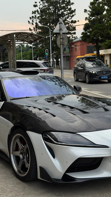 TOYOTA SUPRA MK5 Carbon Fiber Vented Hood