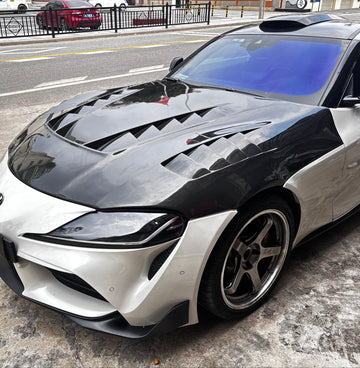 TOYOTA SUPRA MK5 Carbon Fiber Vented Hood