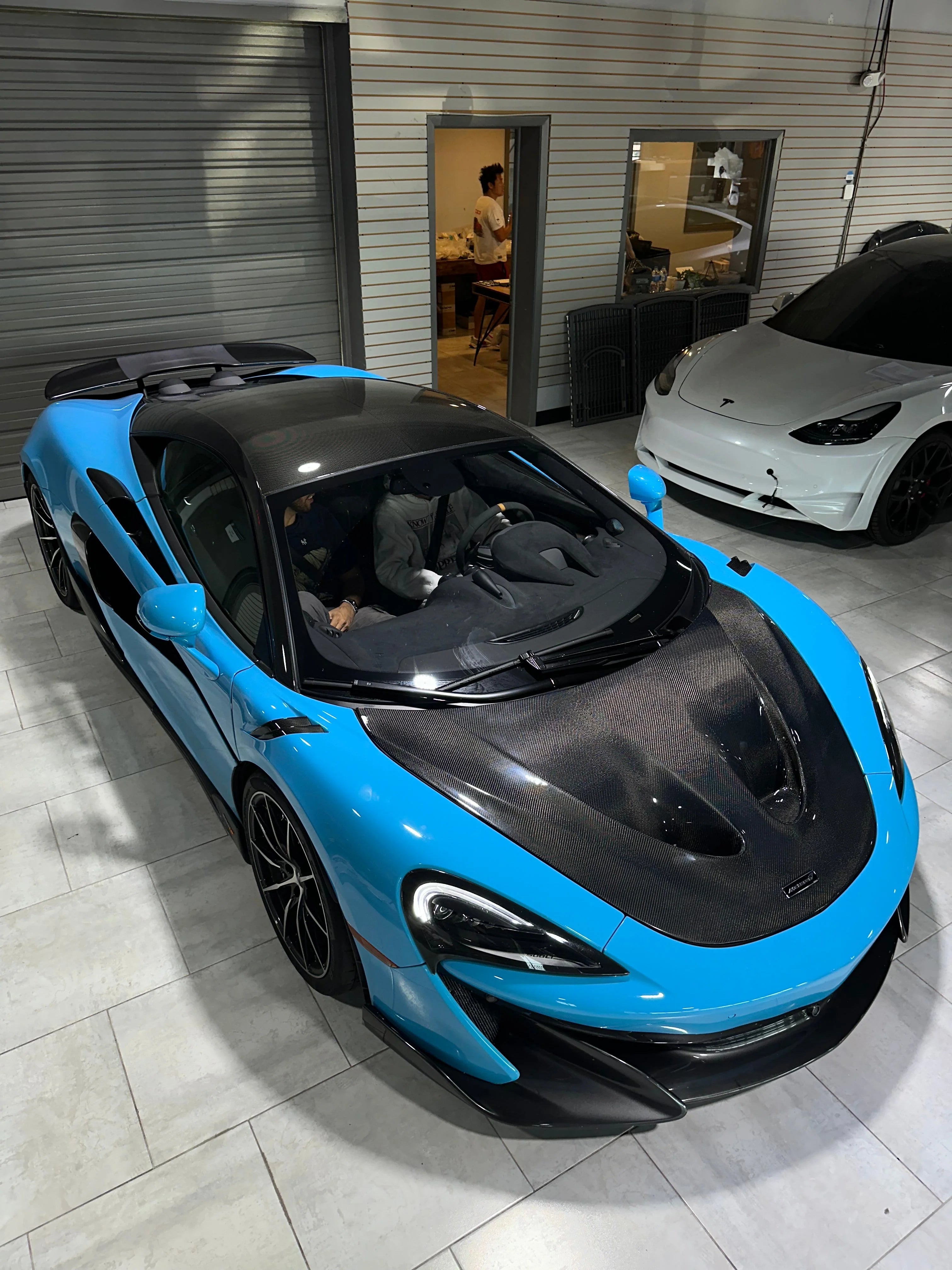 MCLAREN 570S/600LT Carbon Fiber P1 Style Hood