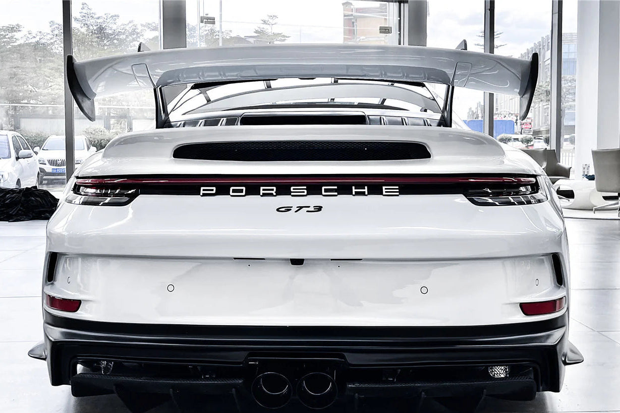 Porsche 992 GT3 Style Carbon Fiber Wing w/ Decklid & Duck Tail