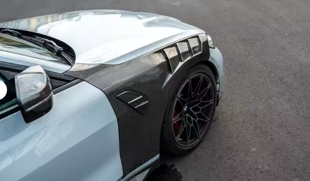 BMW G82 M4 Carbon Fiber Fender Bumper with Exhaust Cut-Outs