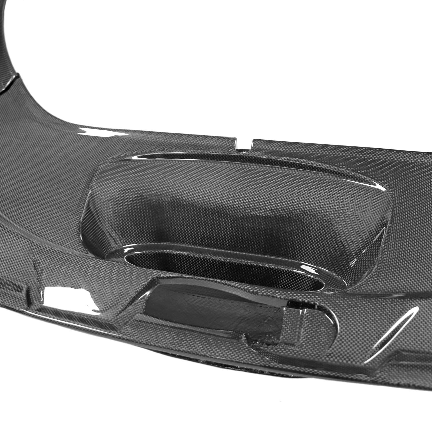 Ferrari F8 Dry Carbon Fiber Front Trunk Lid Panel Trim (3PC)