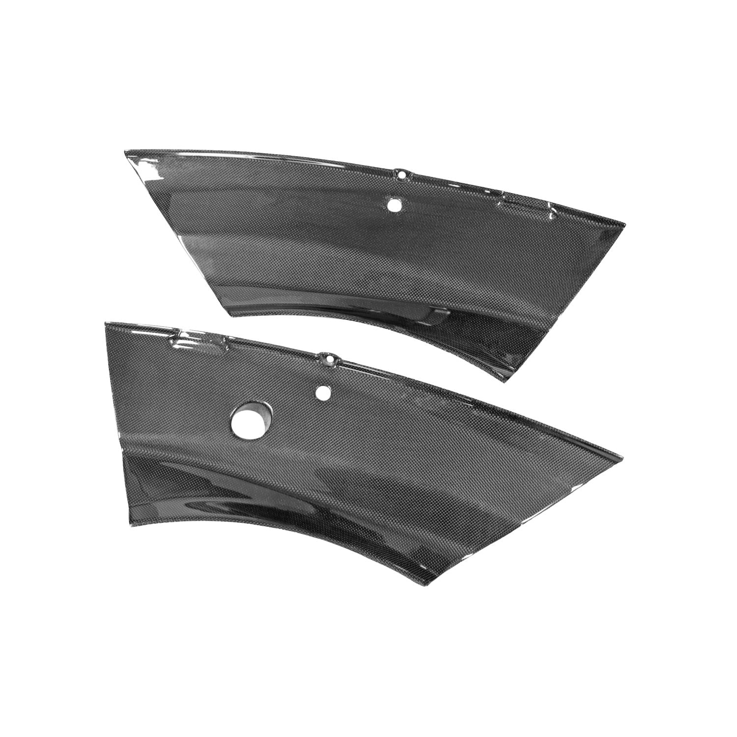 Ferrari F8 Dry Carbon Fiber Front Trunk Lid Panel Trim (3PC)