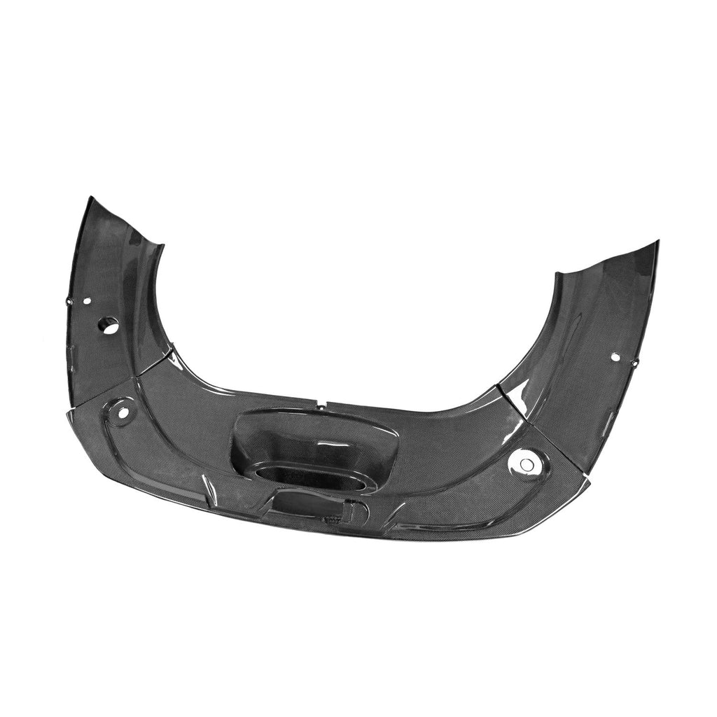 Ferrari F8 Dry Carbon Fiber Front Trunk Lid Panel Trim (3PC)