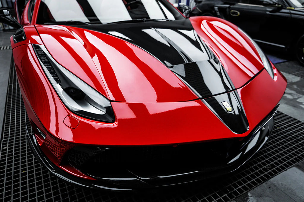 Ferrari 488 Carbon Fiber MSY Style Hood