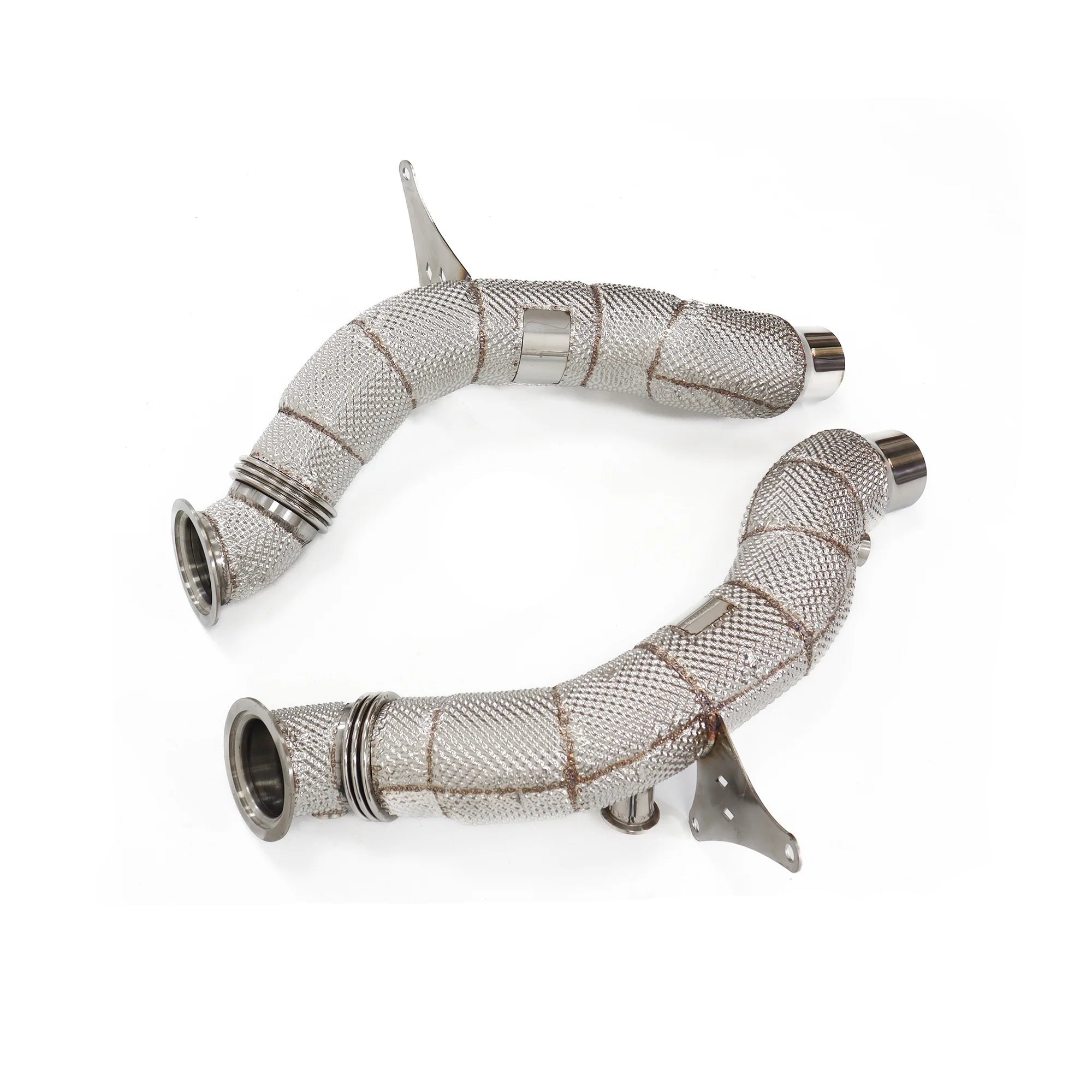 Ferrari F8 Catted High Flow Downpipes