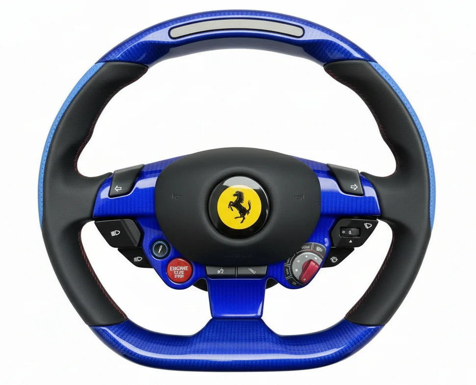 Ferrari 458/488/F8/812 Carbon Fiber LED Steering Wheel