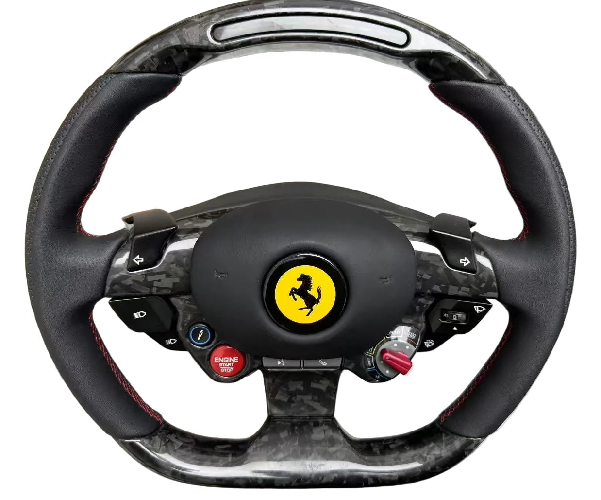 Ferrari 458/488/F8/812 Carbon Fiber LED Steering Wheel