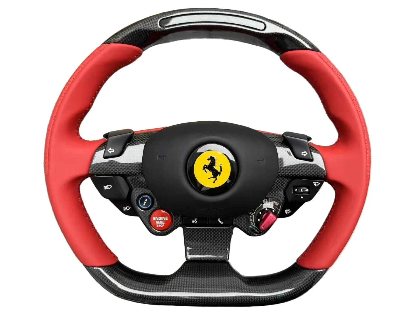 Ferrari 458/488/F8/812 Carbon Fiber LED Steering Wheel