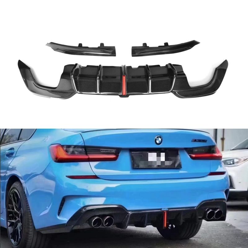 BMW G20 Carbon Fiber F1 LED Diffuser