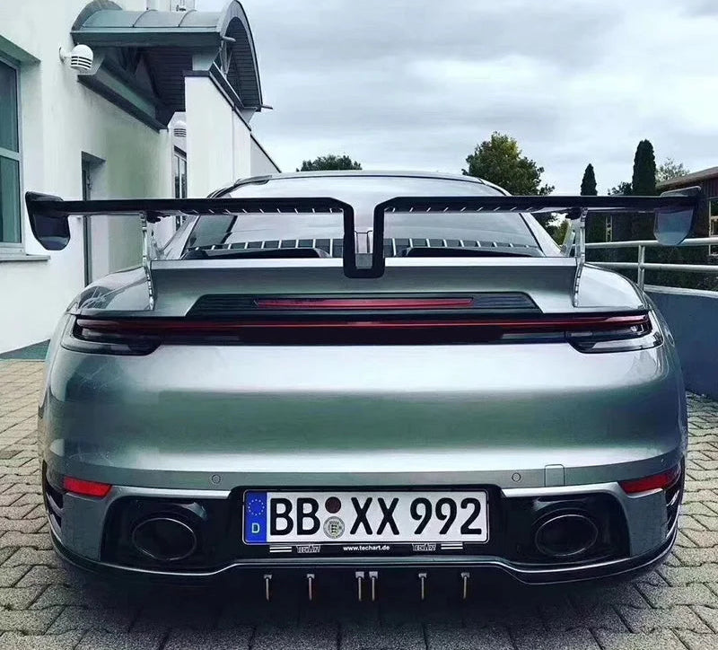 PORSCHE 911 Partial Carbon Fiber TechArt Style Wing