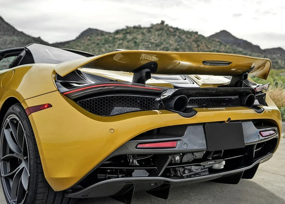 MCLAREN 720S Dry Carbon Fiber OEM Style Upper Diffuser