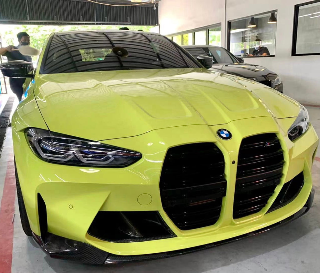 BMW G8X Carbon Fiber MP Style Front Side Splitters Set