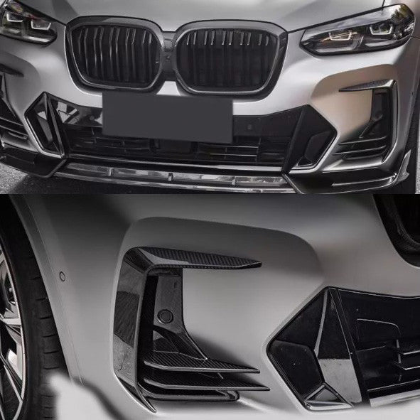 BMW G01 Dry Carbon Fiber Front Air Duct Trim