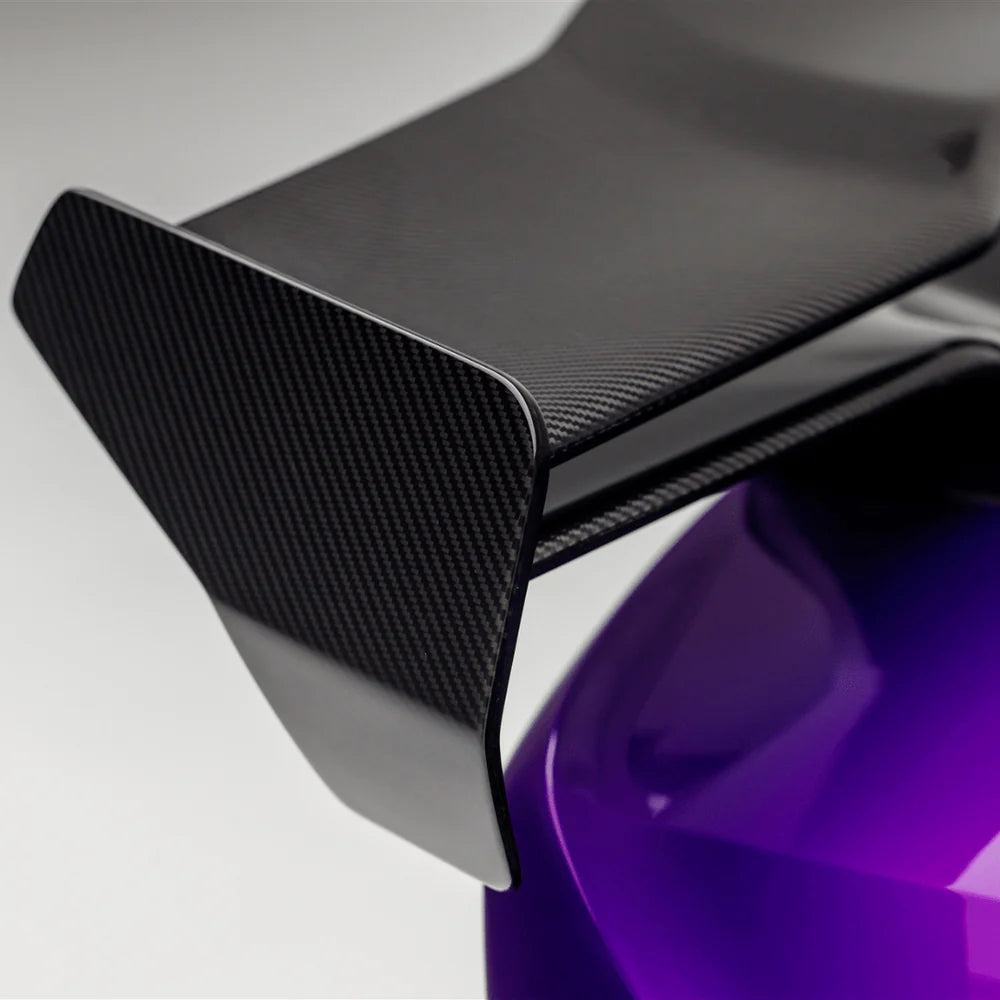 Lamborghini Huracan Dry Carbon Fiber V Style Wing w/ Integrated Decklid