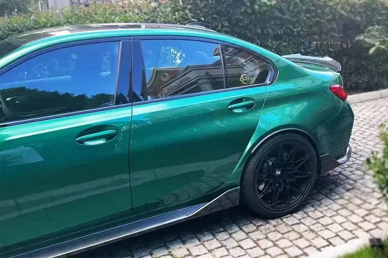 BMW G8X Dry Carbon Fiber MP Style Side Skirts