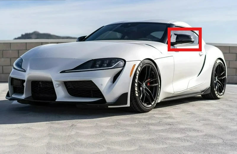 TOYOTA MK5 SUPRA Carbon Fiber Mirror Caps Aero-Optimized