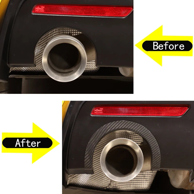 TOYOTA MK5 SUPRA Carbon Fiber Upper Exhaust Exit Trim