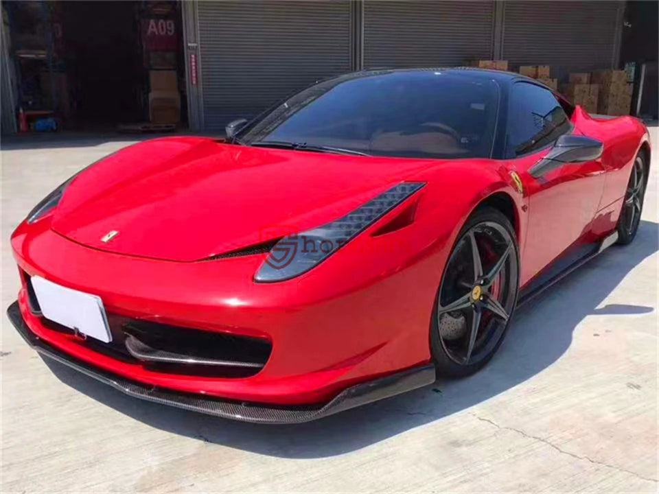 FERRARI 458 Carbon Fiber Front Side Canards