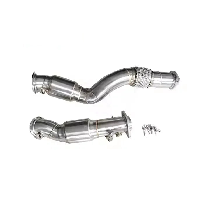 BMW G80/G82 Catted Downpipe w/ Heat Shield