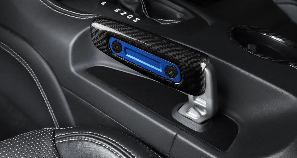 FORD S650 MUSTANG Carbon Fiber Handbrake Handle Trim