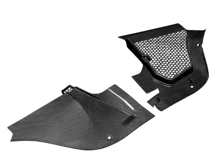 BMW G90 Dry Carbon Fiber Engine Compartment Mesh Cover