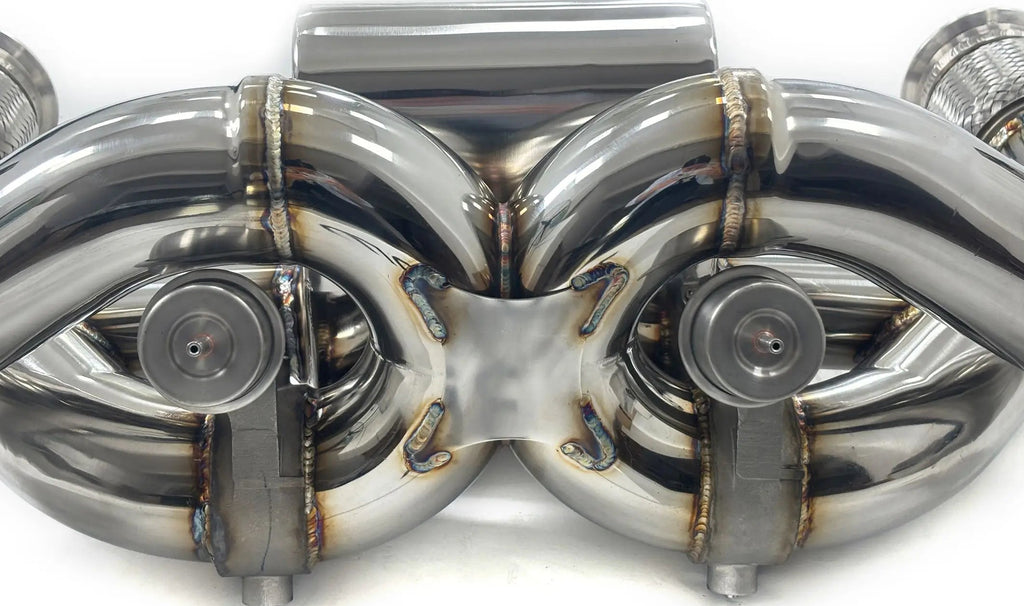 Lamborghini huracan EVO/STO Stainless Steel Catback Valved X-Pipe Exhaust w/ Muffler