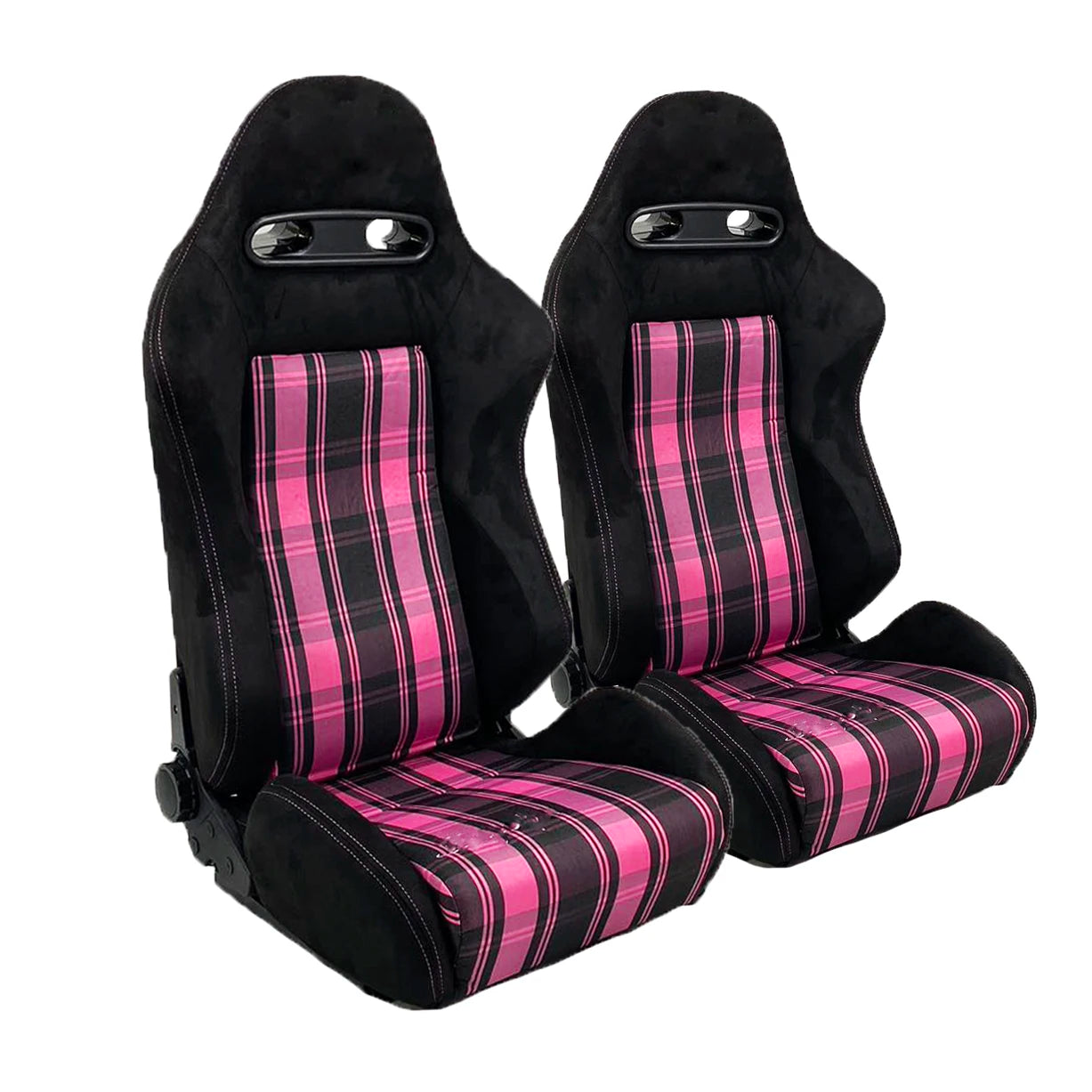 Custom Suede Bucket Seats