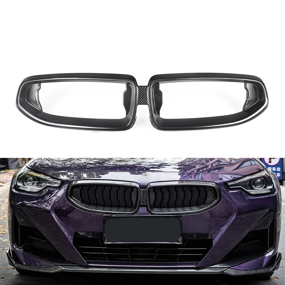 BMW G42 Dry Carbon Fiber Front Grille Trim