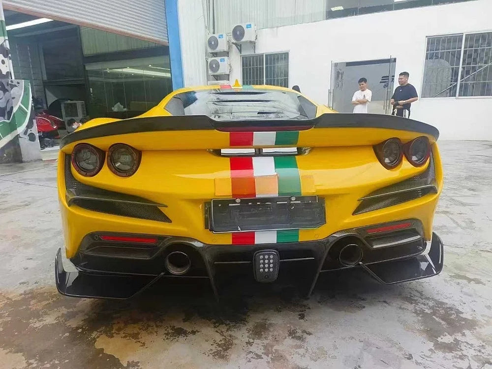 Ferrari F8 Dry Carbon Fiber M Style Wing