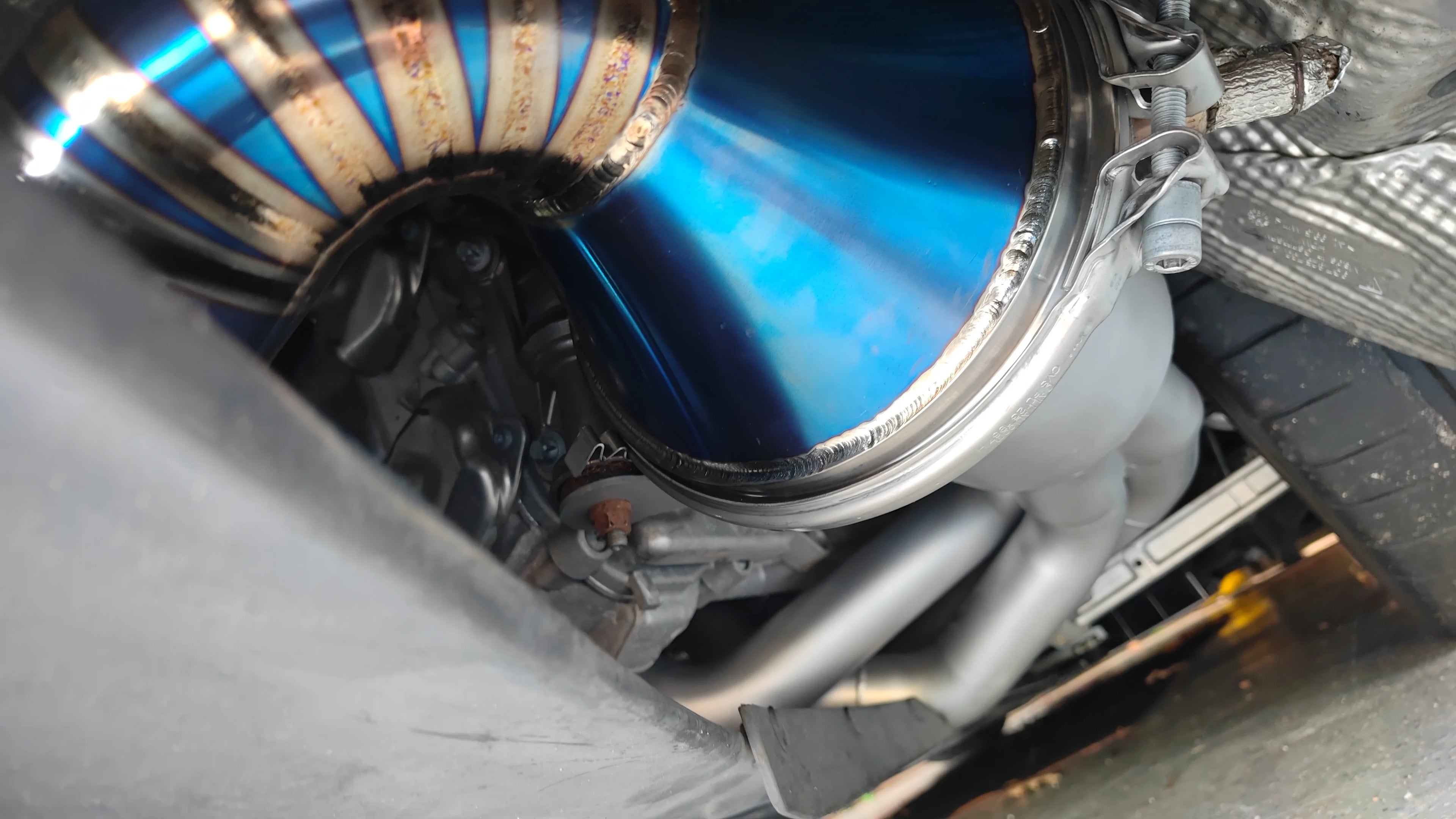 PORSCHE 992 GT3 Titanium Catback Exhaust System - Non Valved