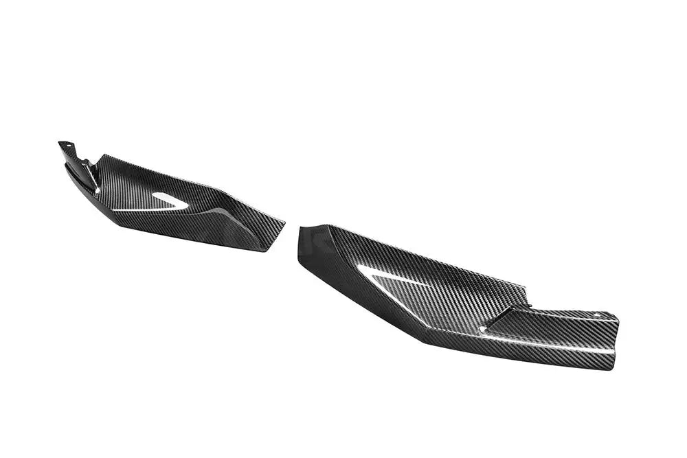 BMW G8X Carbon Fiber MP Style Front Side Splitters Set