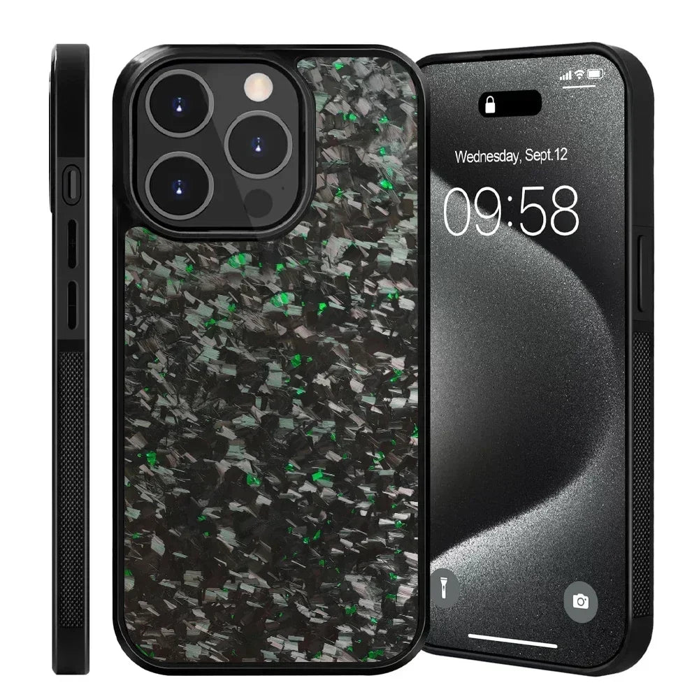 iPhone 11/12/13/14/15/16 Carbon Fiber Shockproof Case
