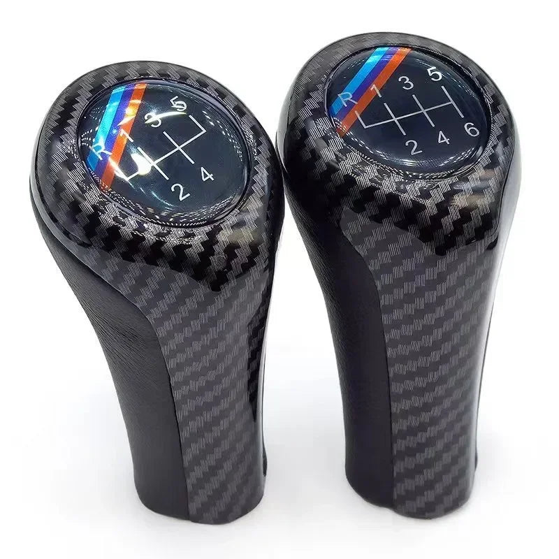 BMW E30-E92 Carbon Fiber & Leather Gear Shift Knob
