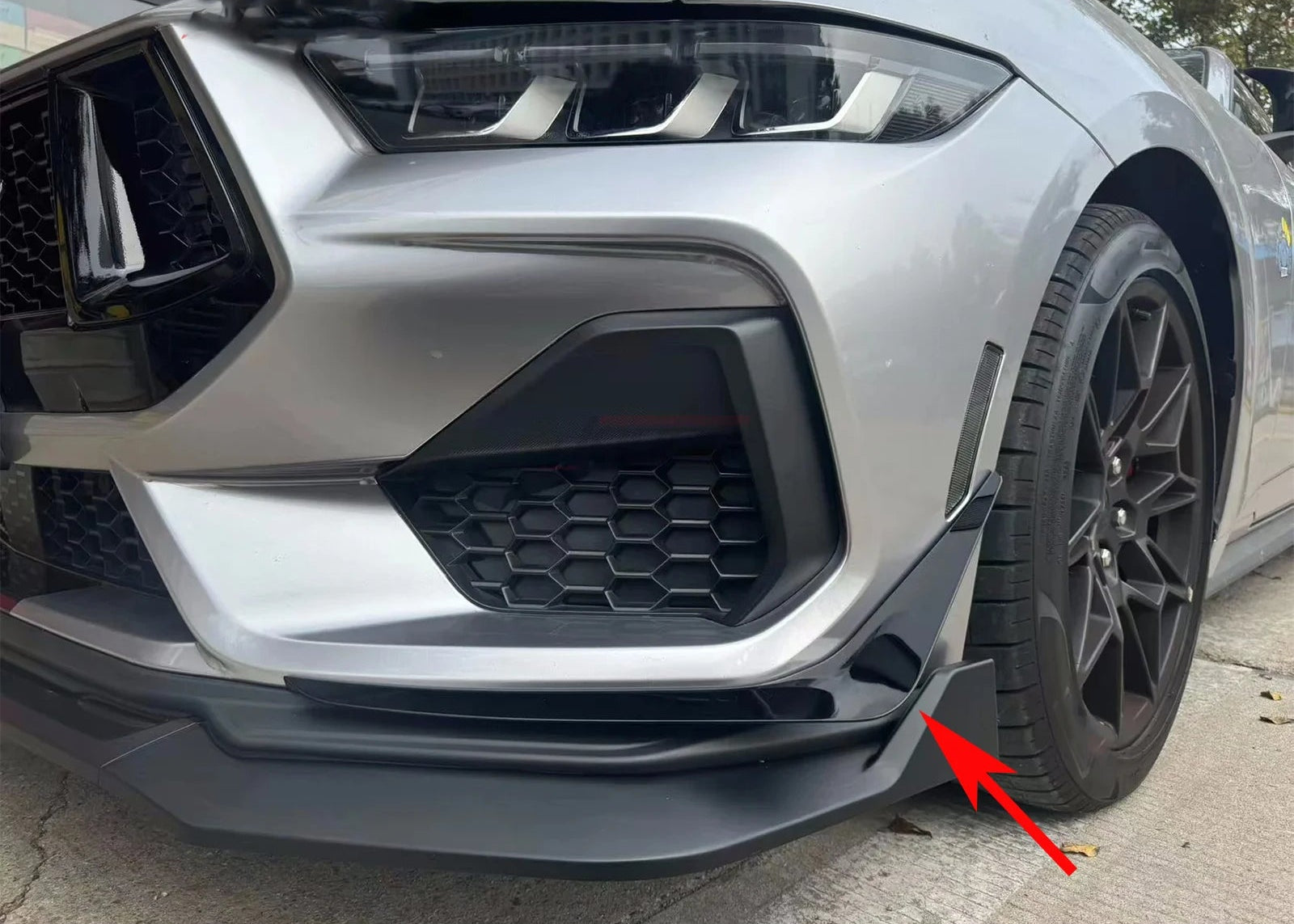 Ford S650 Mustang Front Bumper Side Canards