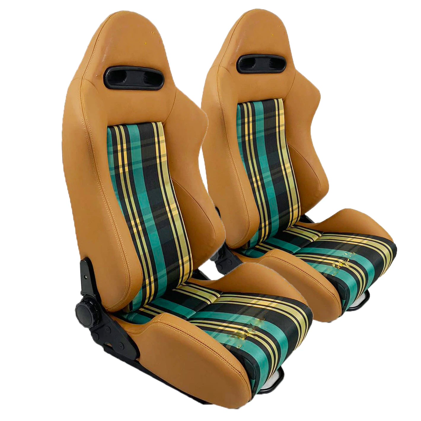 Custom Suede Bucket Seats