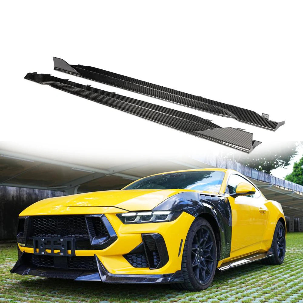 FORD S650 MUSTANG Carbon Fiber Side Skirts