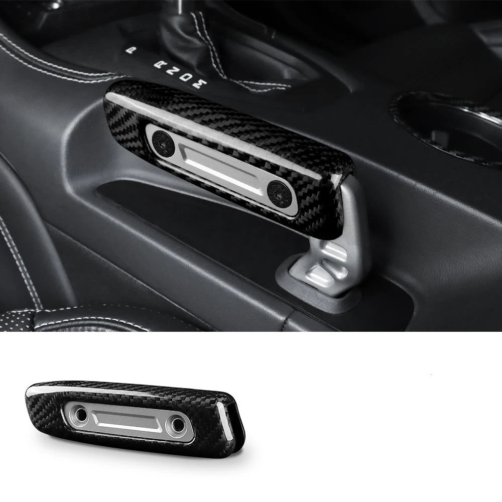 FORD S650 MUSTANG Carbon Fiber Handbrake Handle Trim