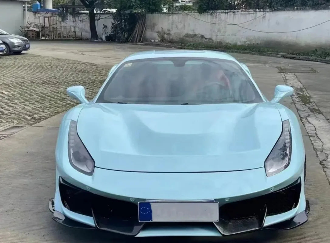 Ferrari 488 Partial Carbon Fiber Pista Conversion Body Kit