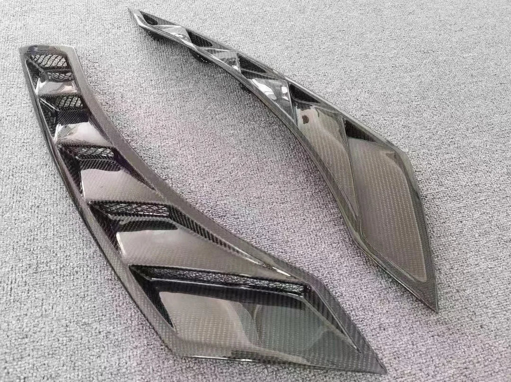 NISSAN R35 Carbon Fiber Front Fender Vent Trim
