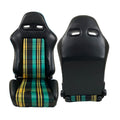 Custom Suede Bucket Seats