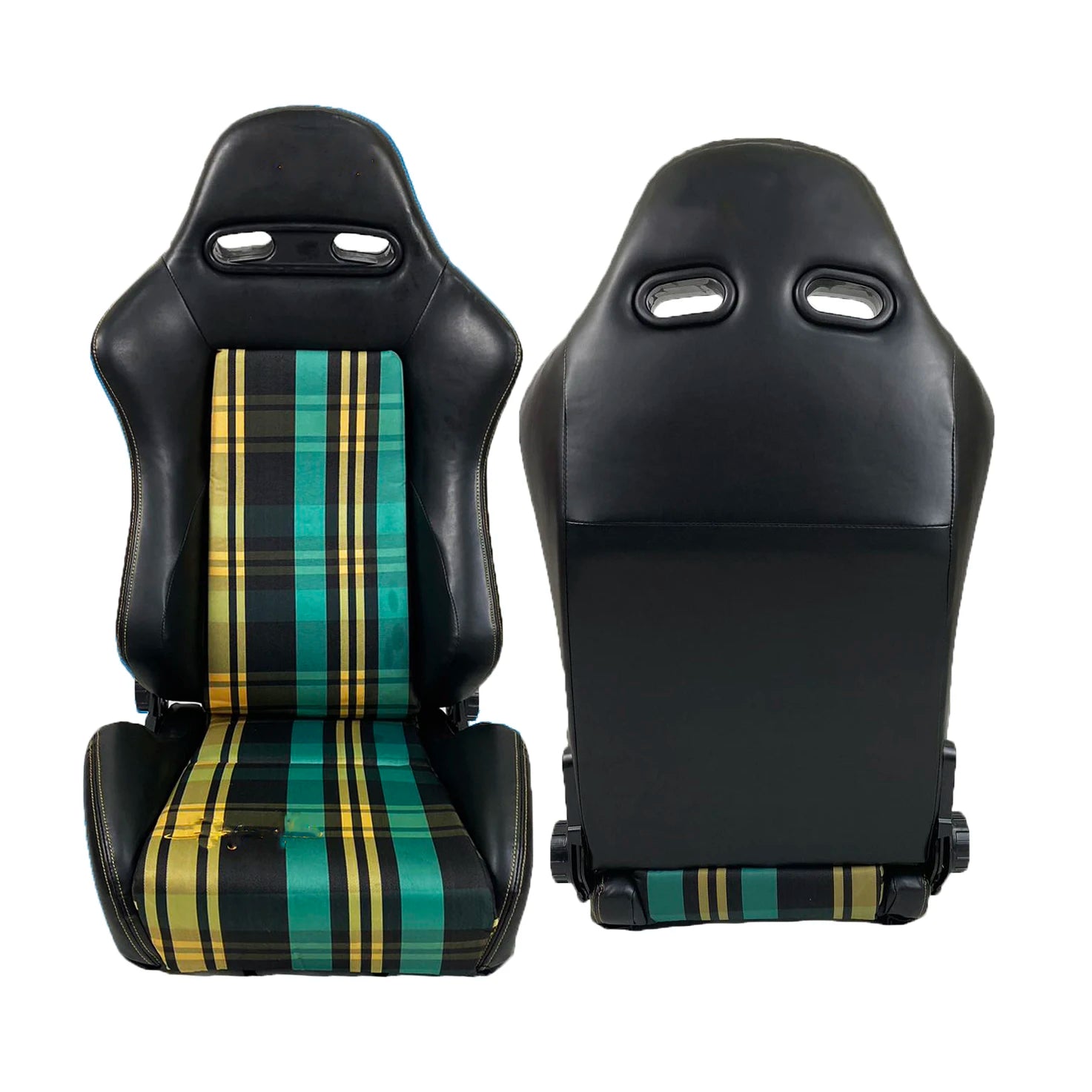 Custom Suede Bucket Seats