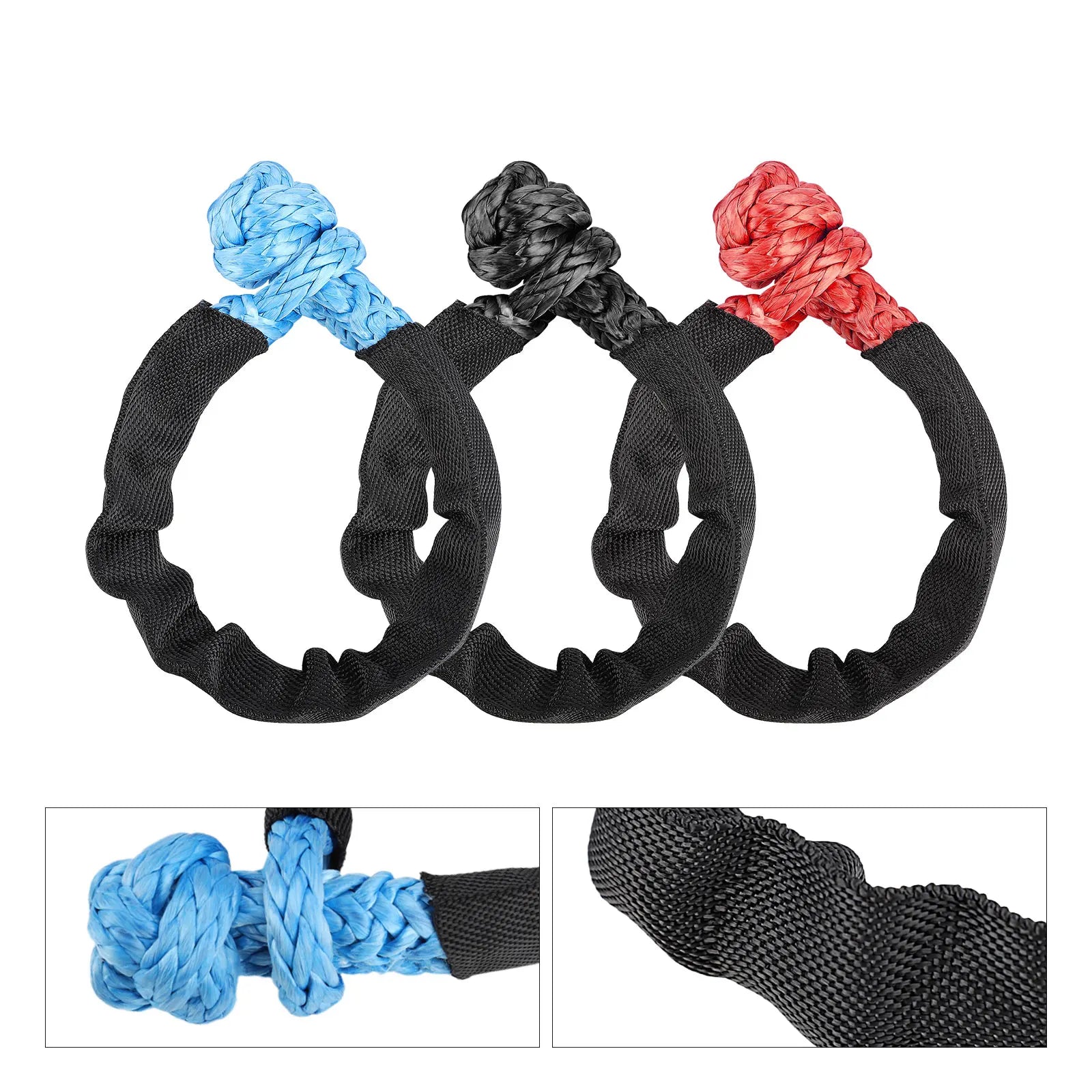 Heavy Duty Shackle Tow Strap - Rated For 41,000LB